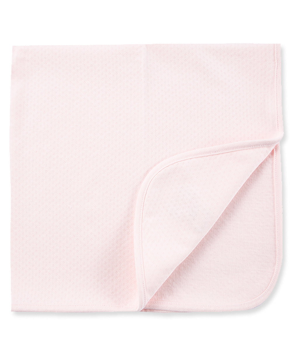 Pink Bear Receiving Blanket