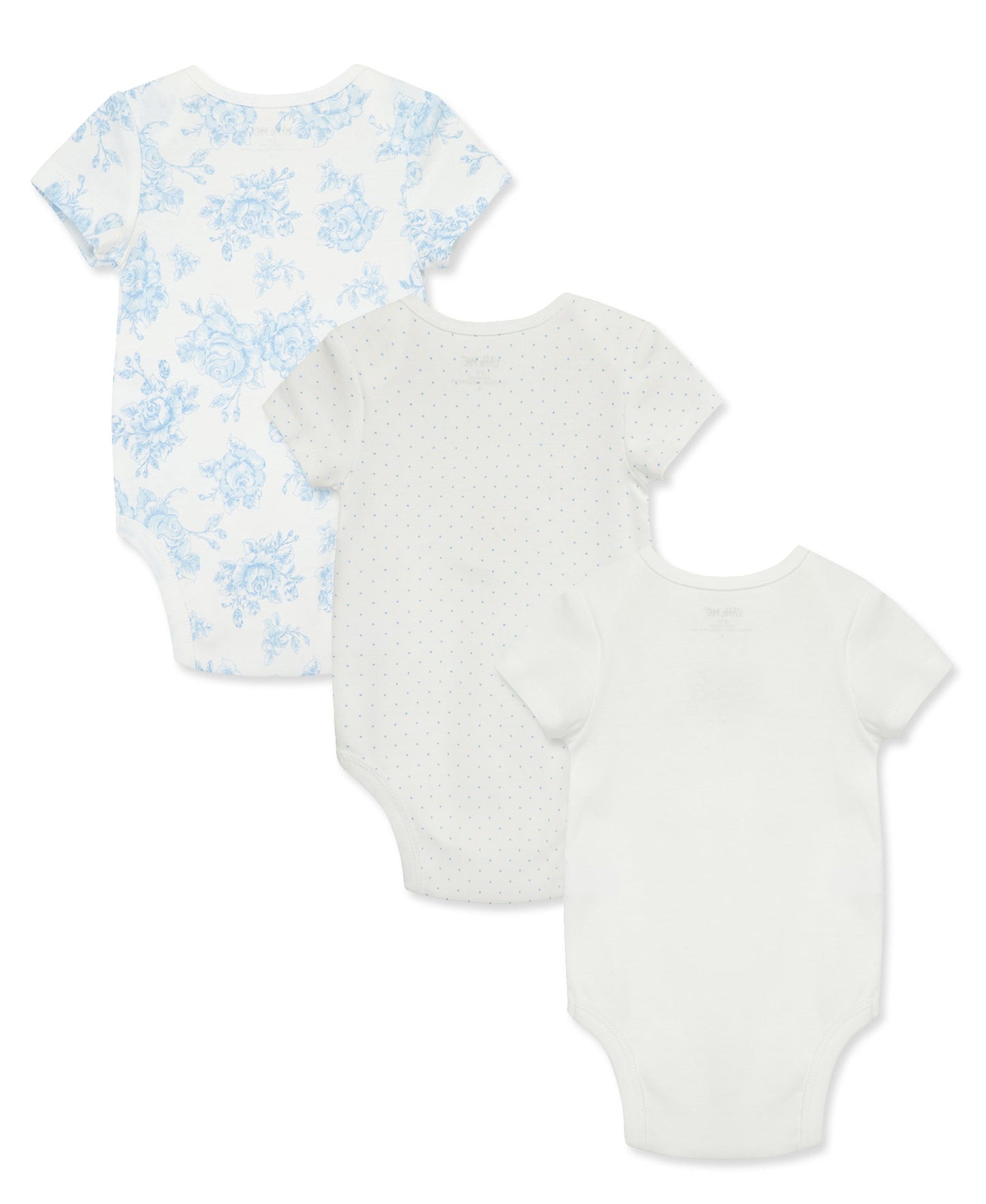 Blue Roses 3-Pack Bodysuits