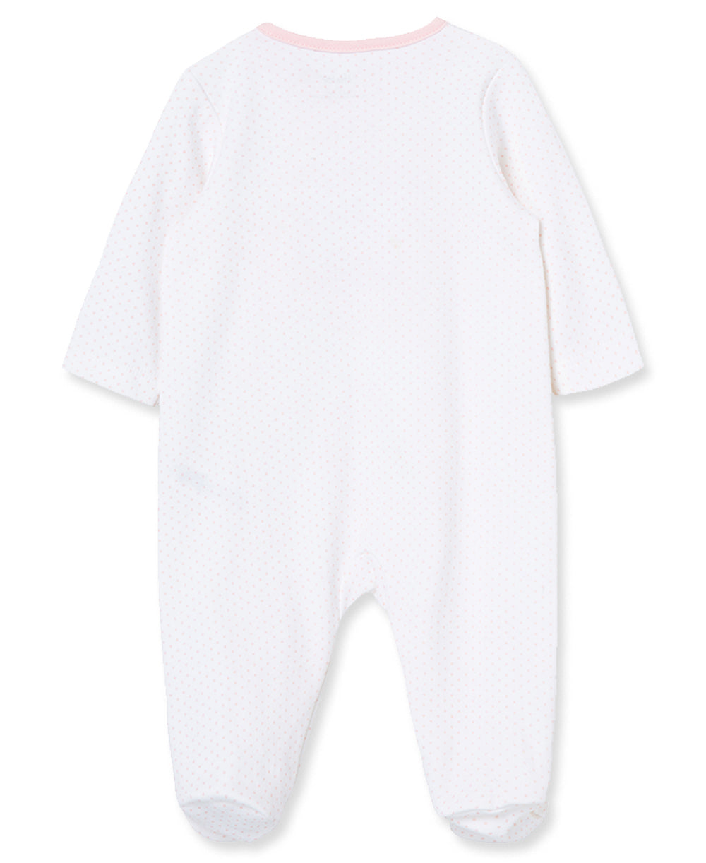 Thank Heaven For Little Girls Footed One-Piece (Headband not included)