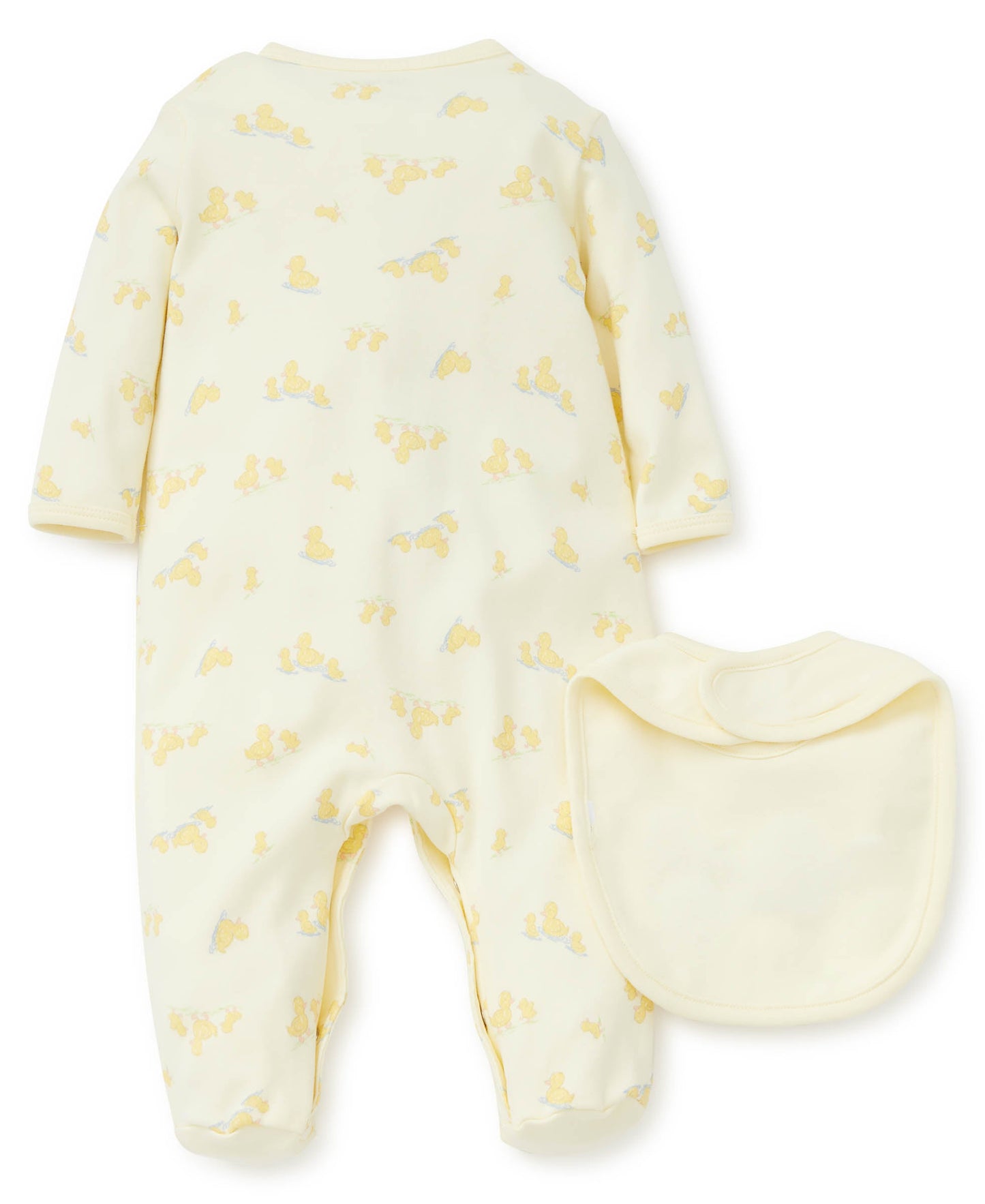 Little Ducks Footed One-Piece and Bib