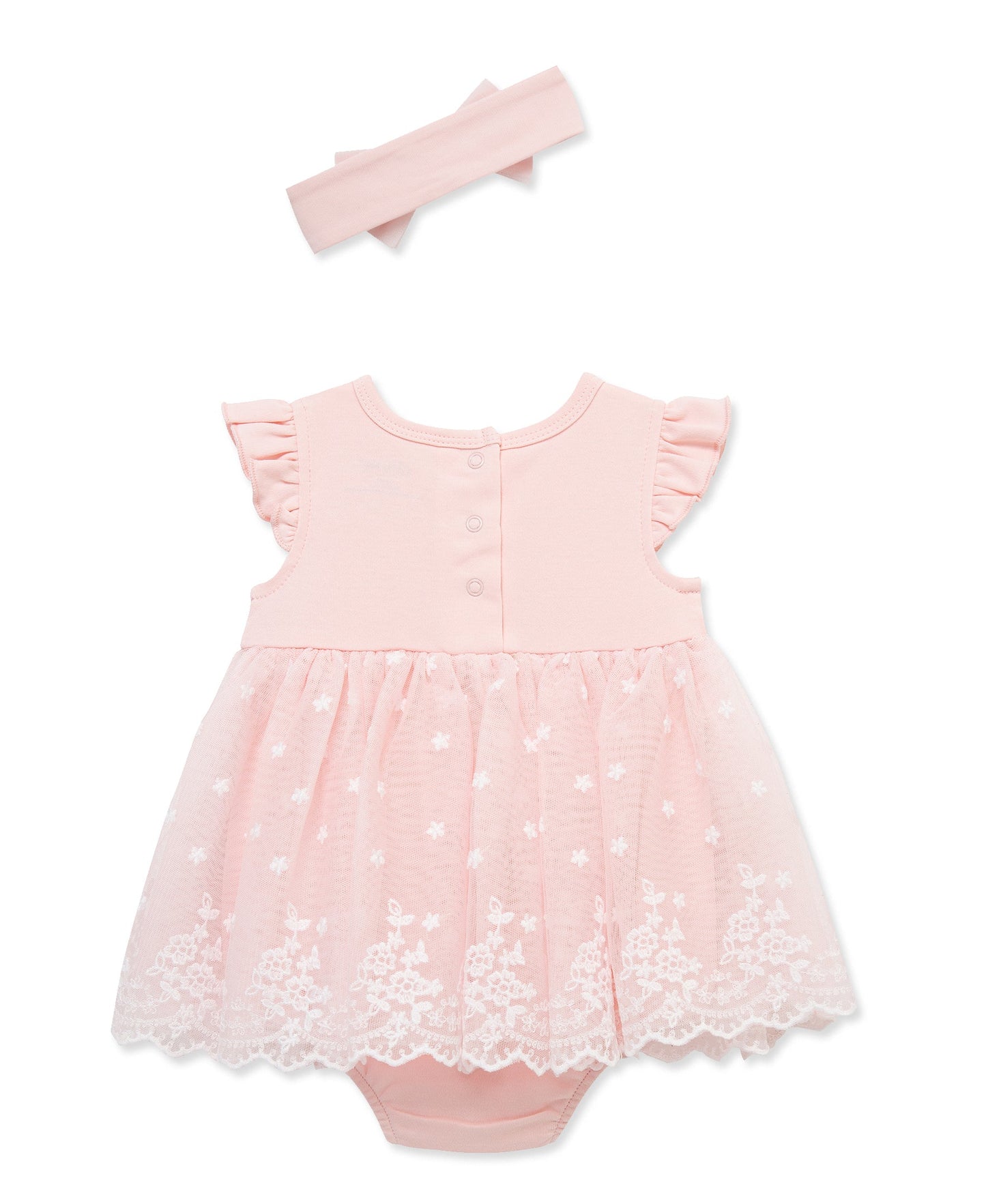 Lace Border Tutu Popover & Headband