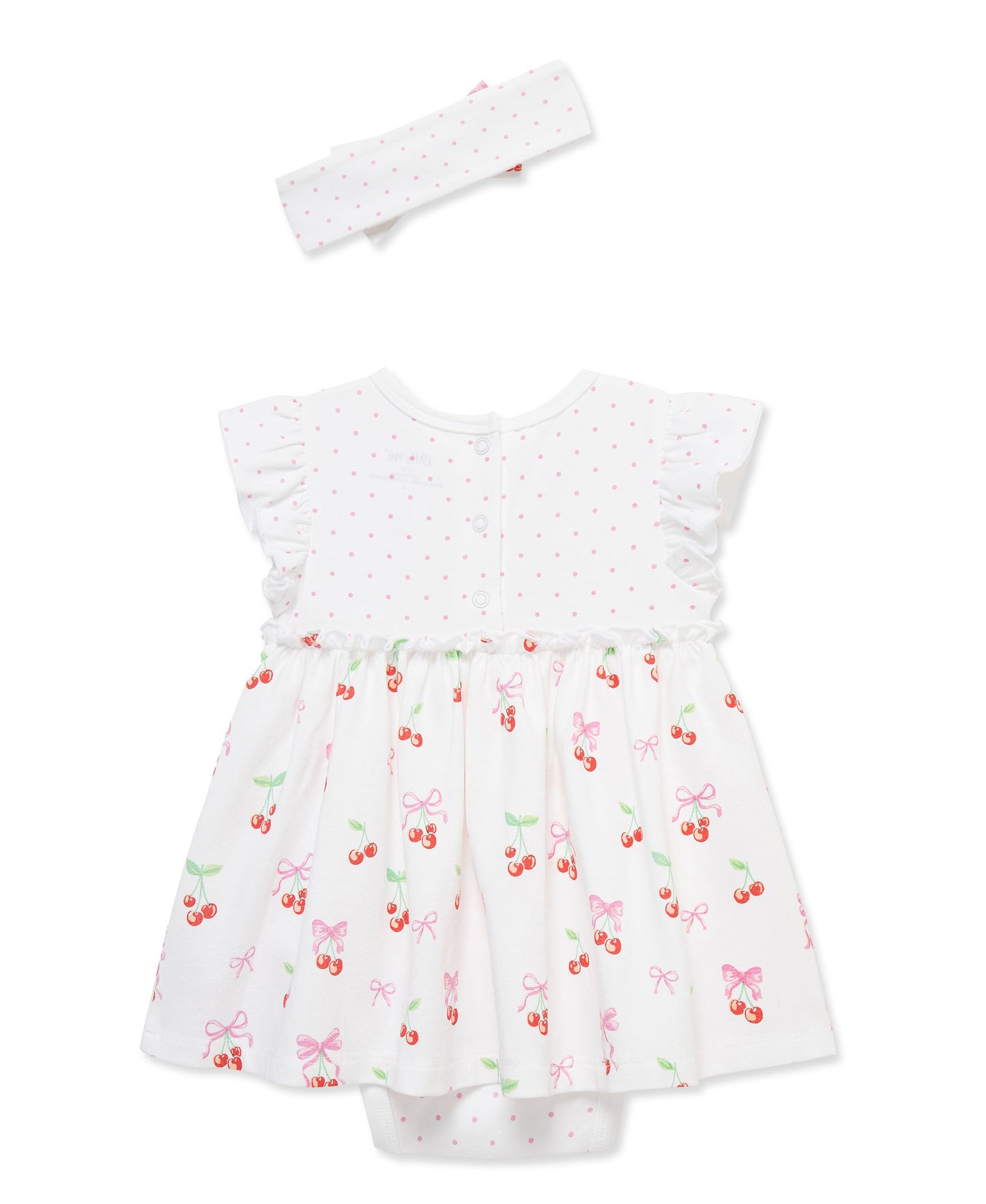 Cherries Bodysuit Dress & Headband