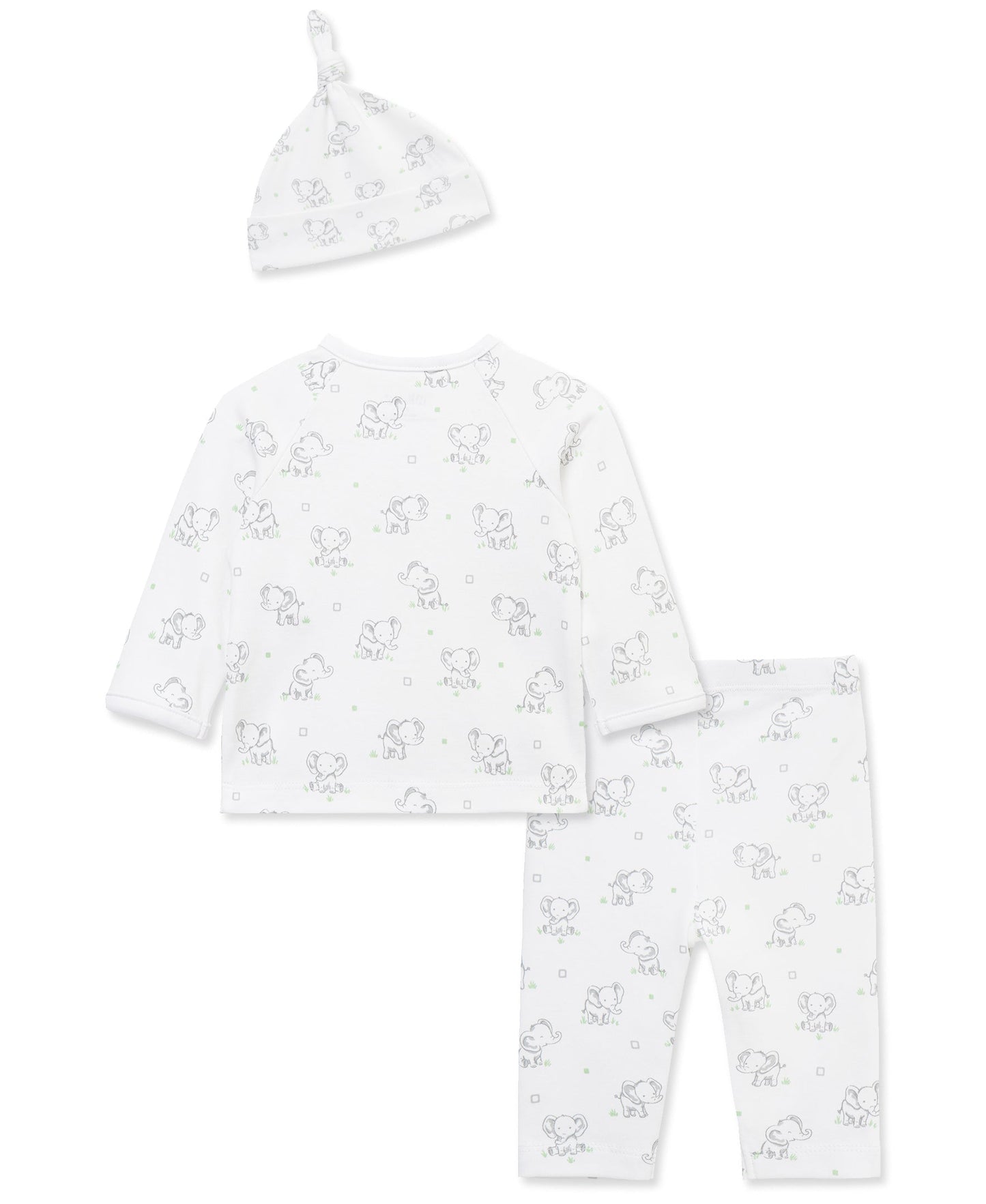 Baby Elephants 3-Piece Cardigan Set
