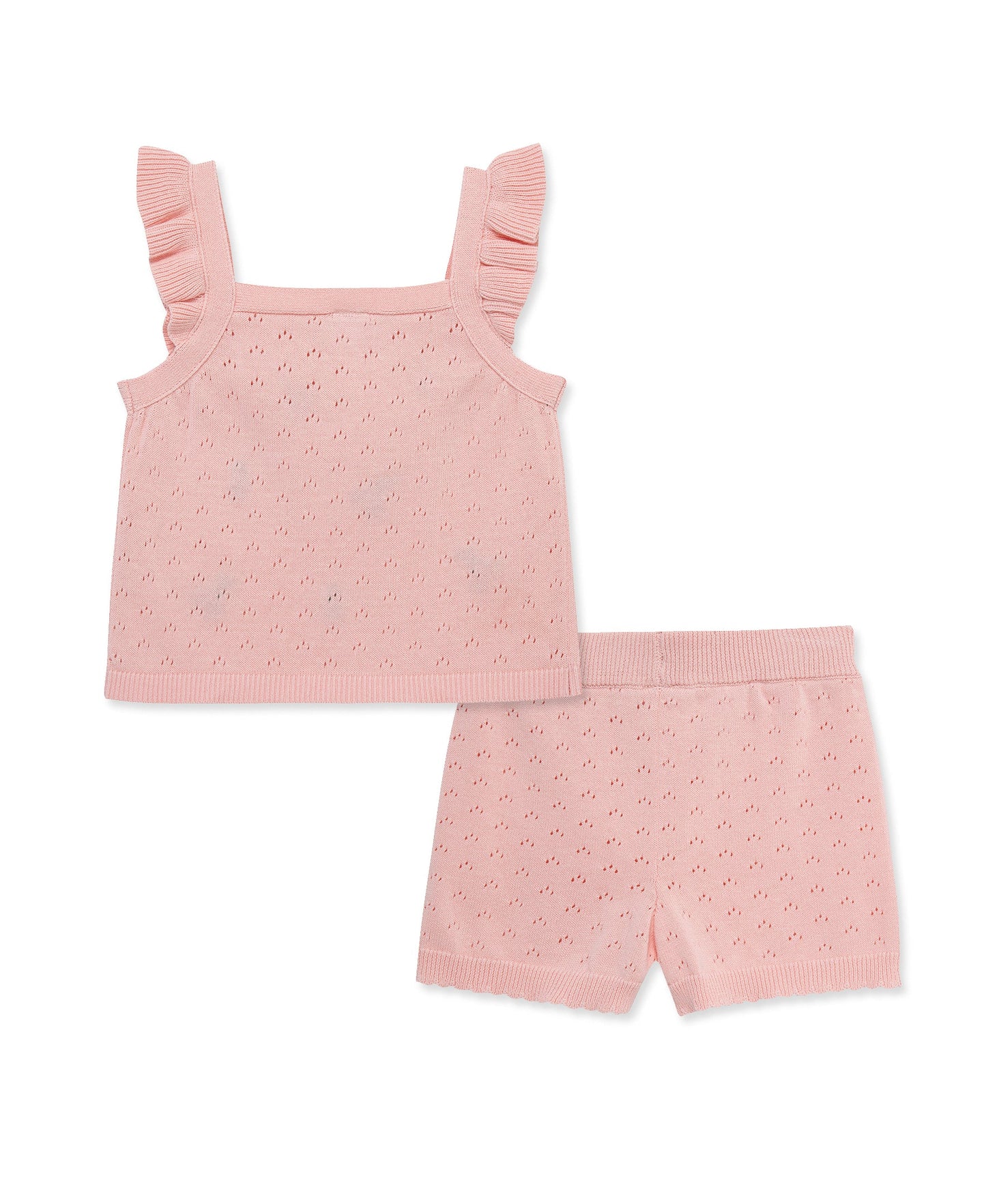 Cherry Pointelle Knit Short Set (12M-24M)