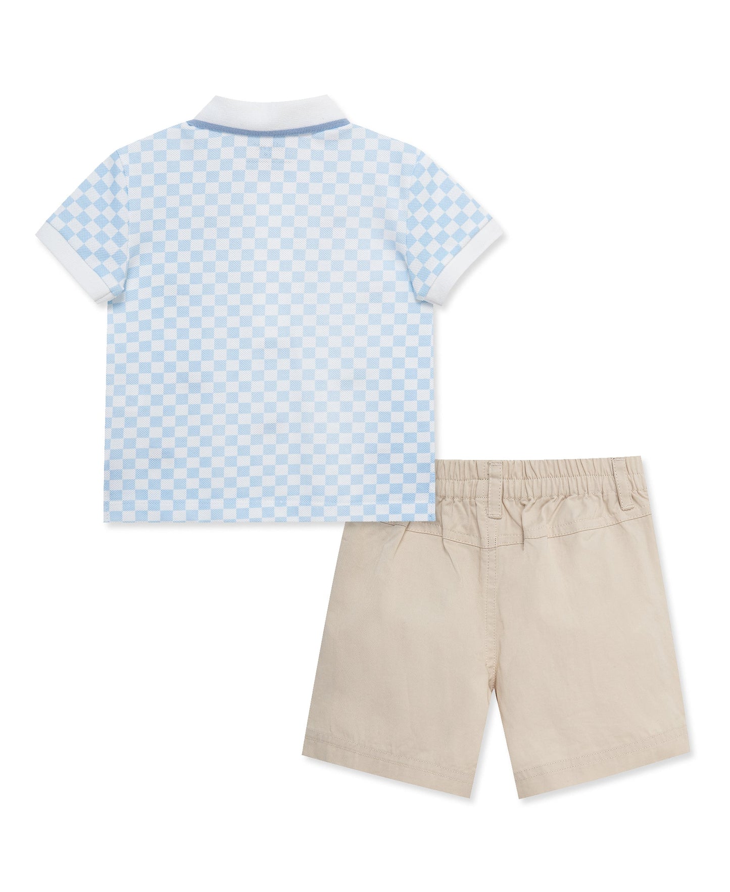 Race Car Polo Short Set (2T-4T)