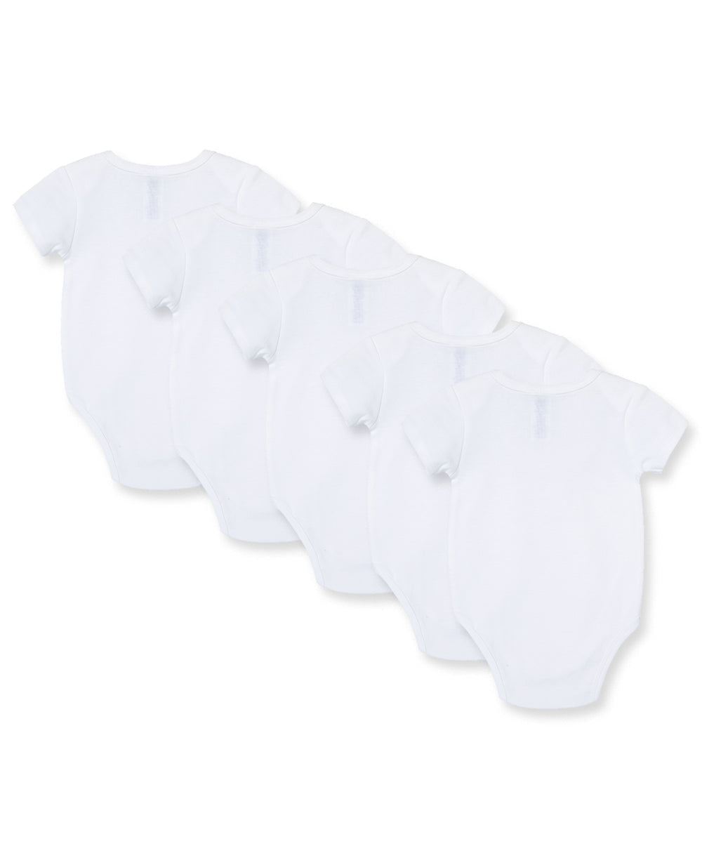 White 5-Pack Bodysuits