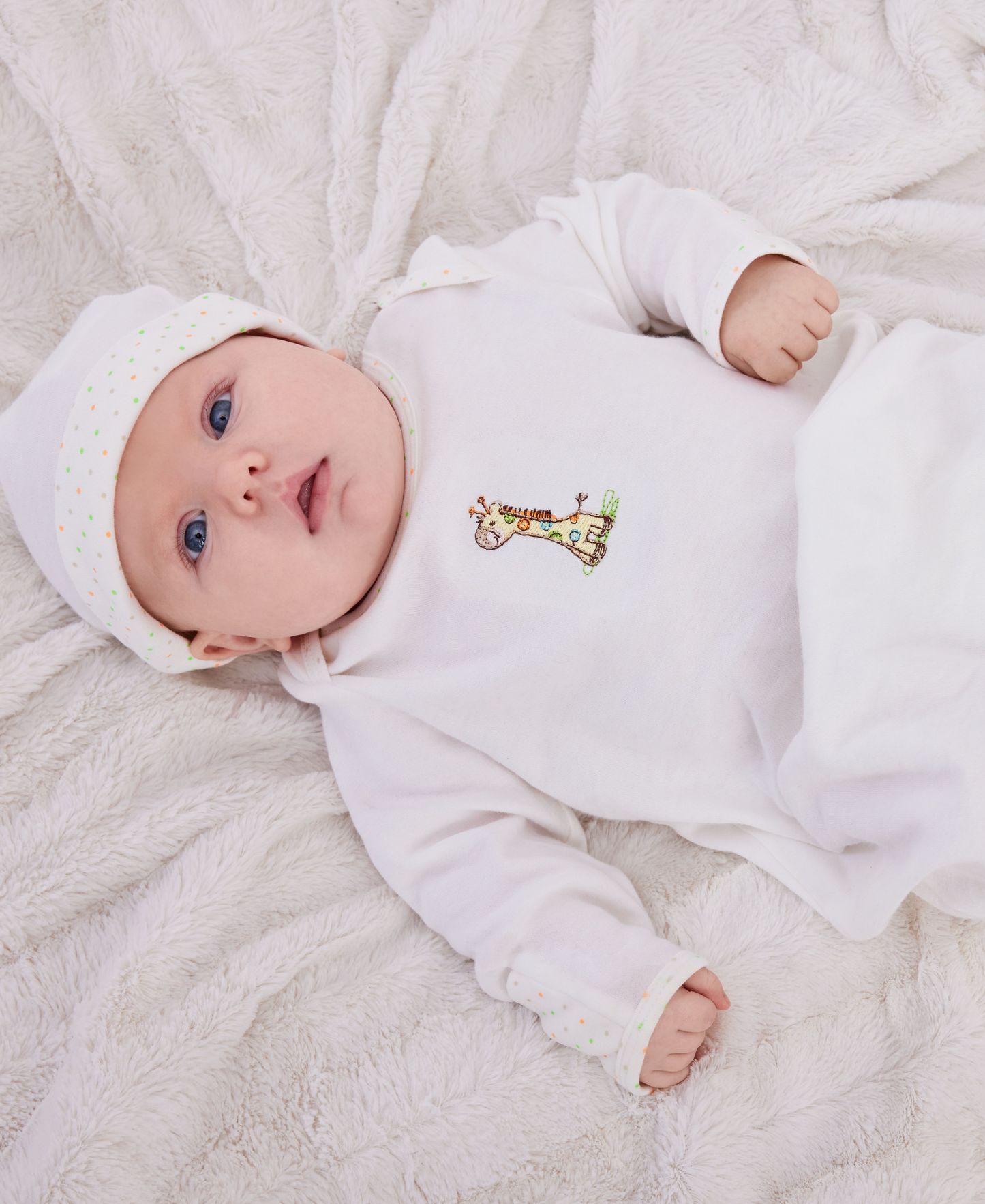 Giraffe Sleeper Gown and Hat