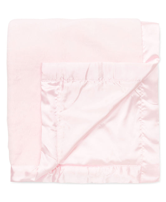 Pink Plush Receiving Blanket