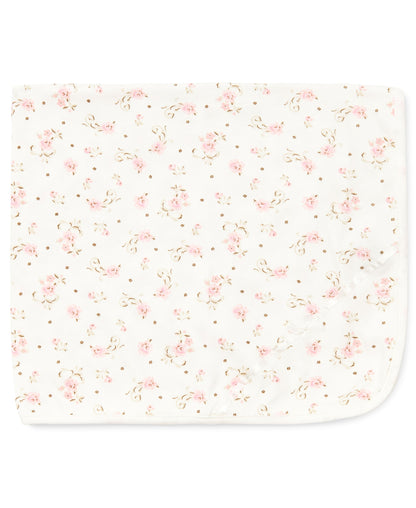 Vintage Rose Receiving Blanket
