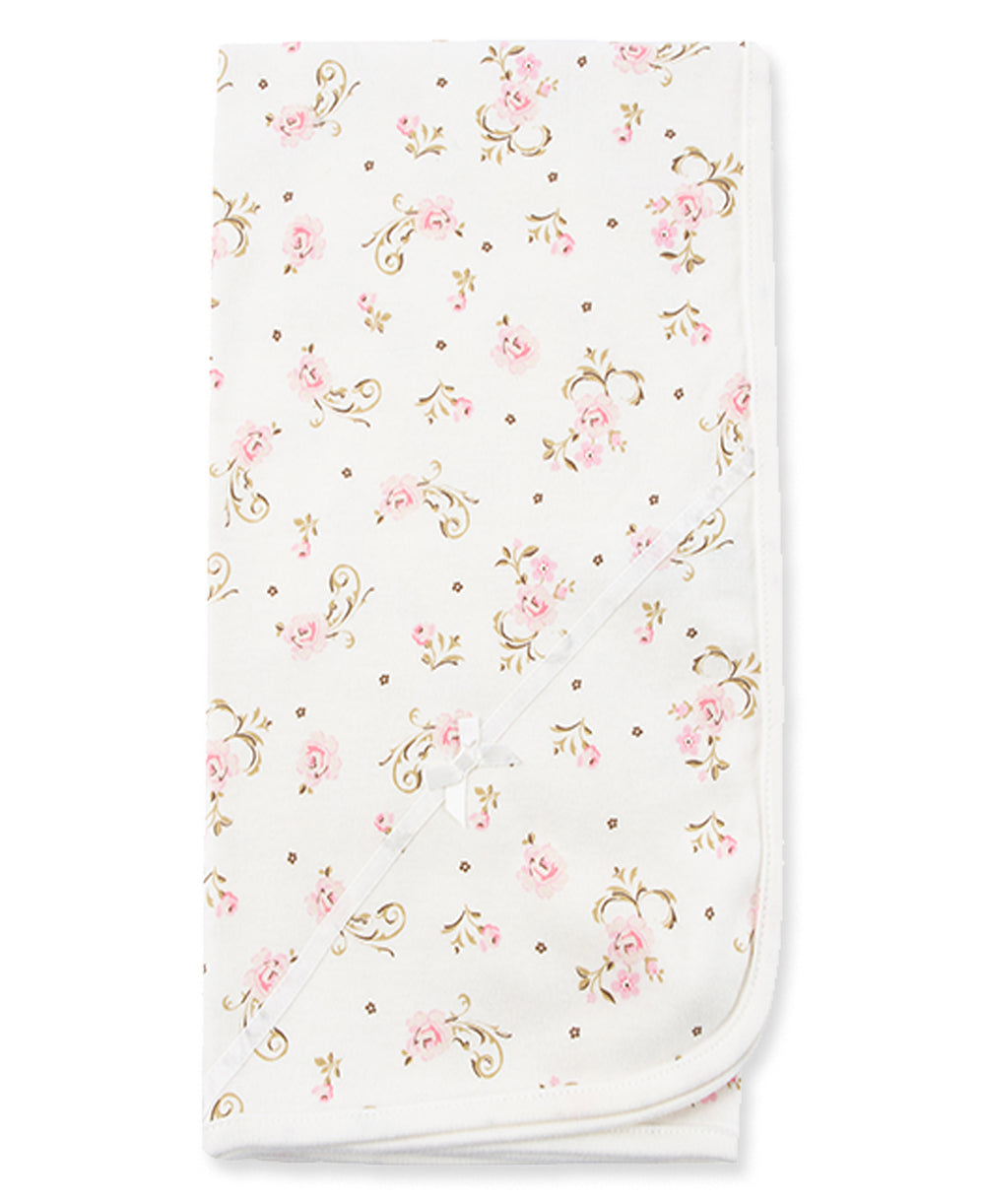 Vintage Rose Receiving Blanket