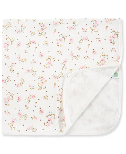 Vintage Rose Receiving Blanket
