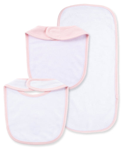 Prima Ballerina Bib & Burp Set