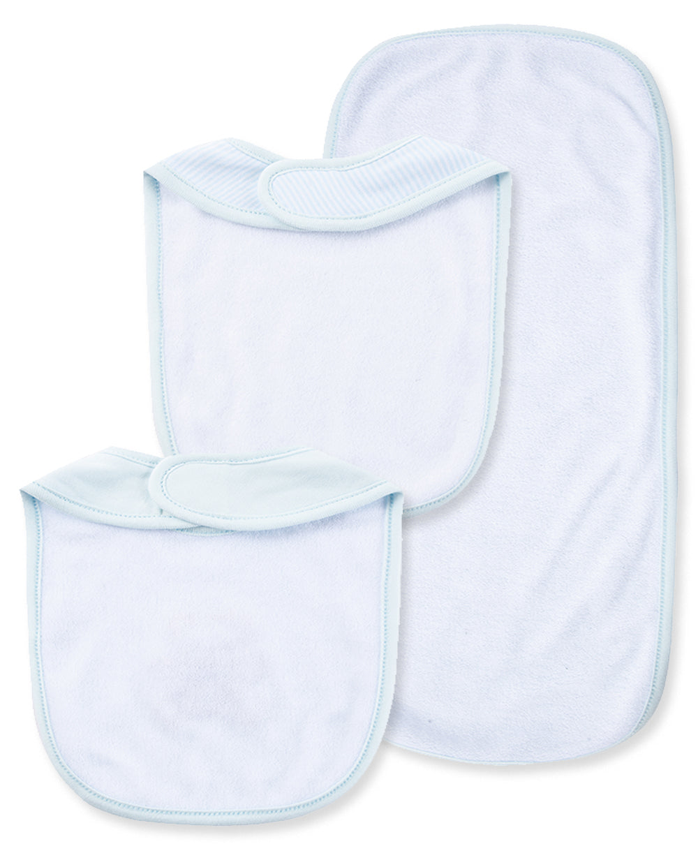 Cute Bear Bib & Burp Set