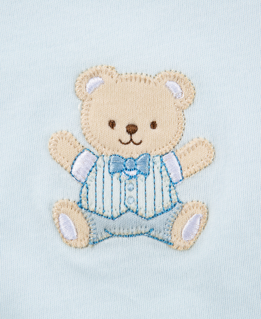 Cute Bear Bib & Burp Set
