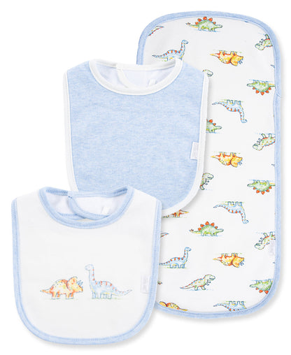 Dinomite Bib & Burp Set
