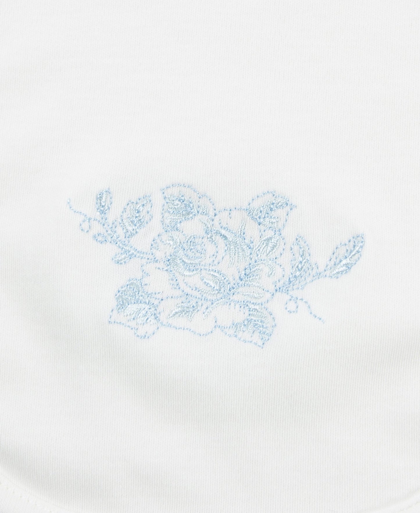 Blue Roses Bib & Burp Set
