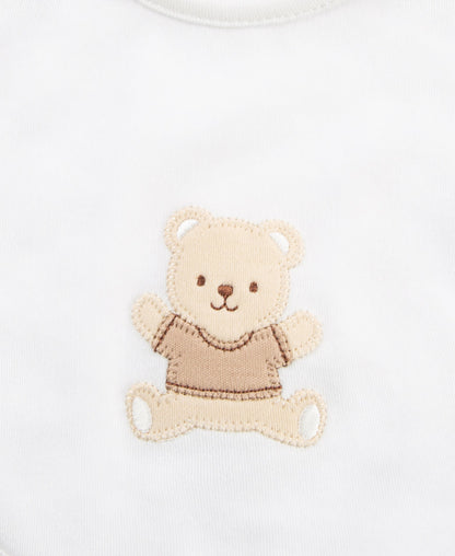 Gentle Bear Bib & Burp Set