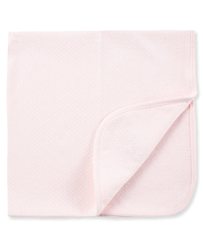 Pink Bear Receiving Blanket
