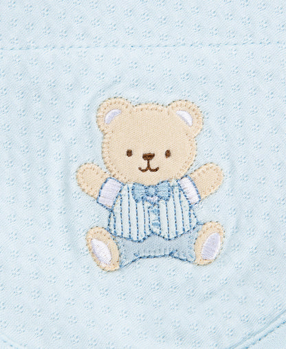Cute Bear Receiving Blanket