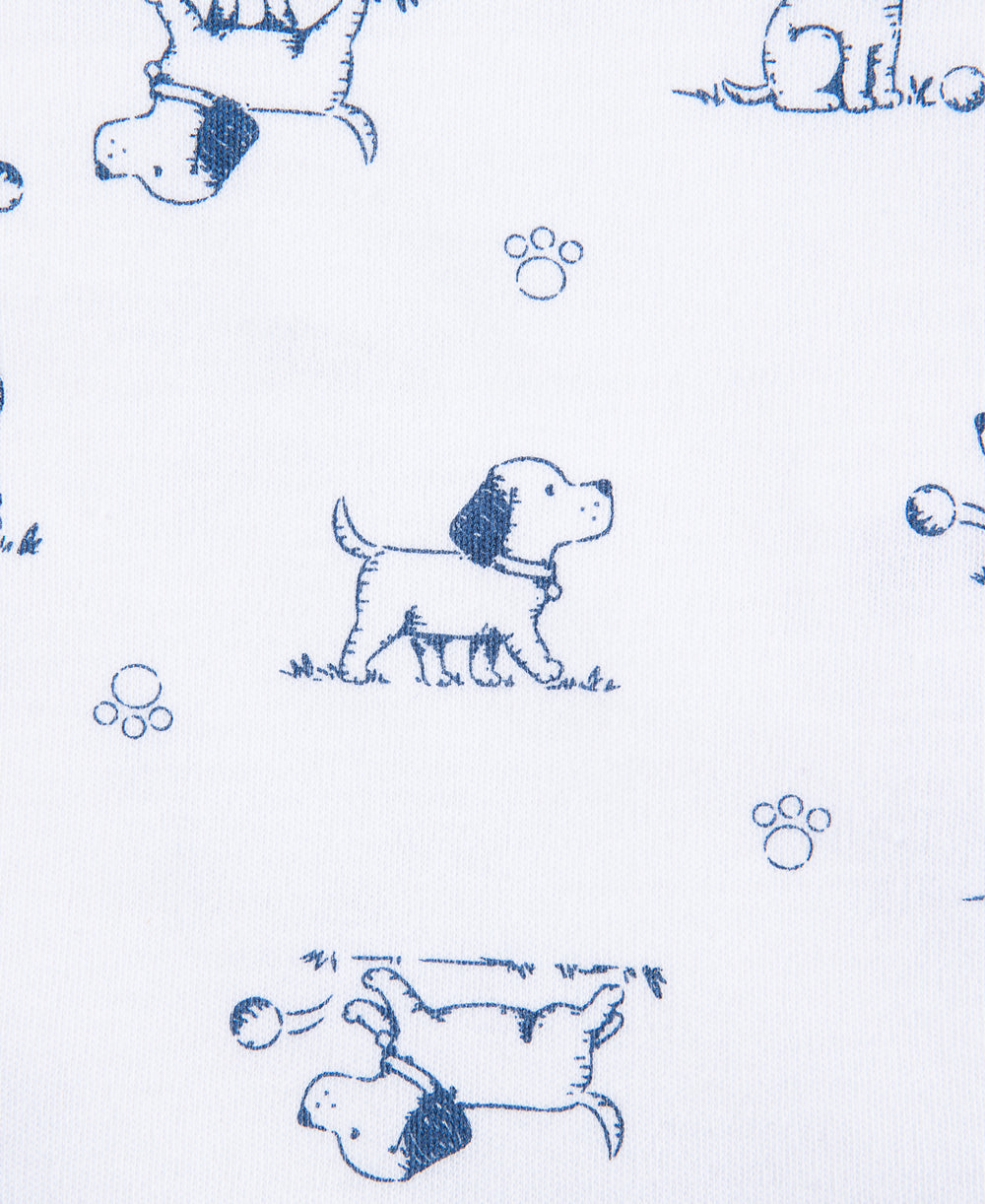 Puppy Toile Receiving Blanket