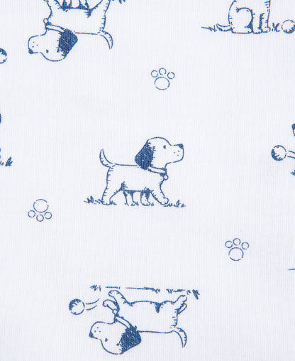 Puppy Toile Receiving Blanket