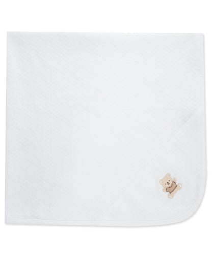 Gentle Bear Receiving Blanket