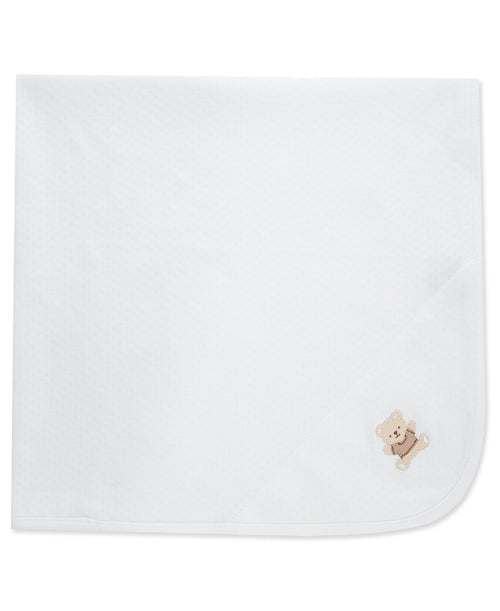 Gentle Bear Receiving Blanket