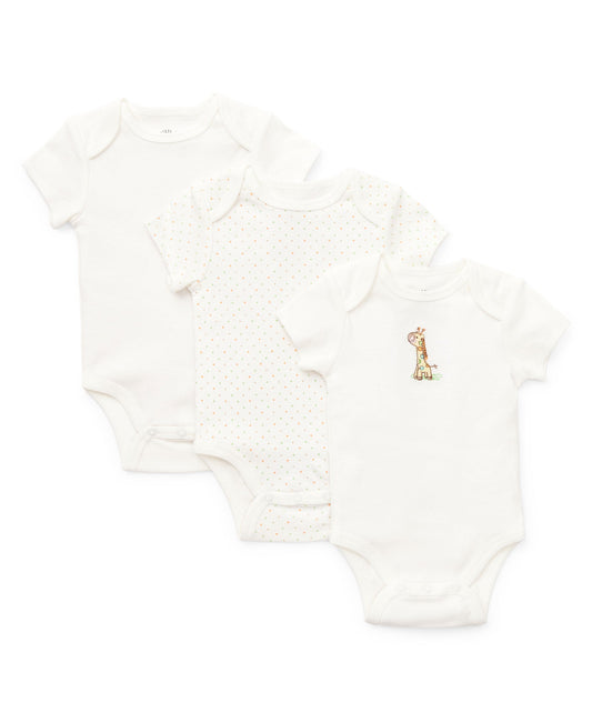 Giraffe 3-Pack Bodysuits