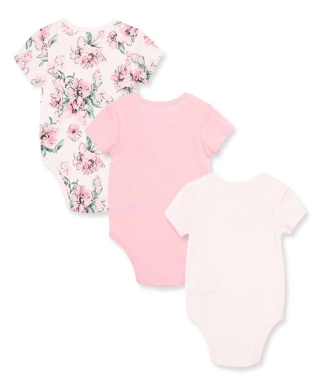 Dream Floral 3-Pack Bodysuits