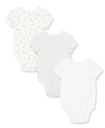 Rosebud 3-Pack Bodysuits