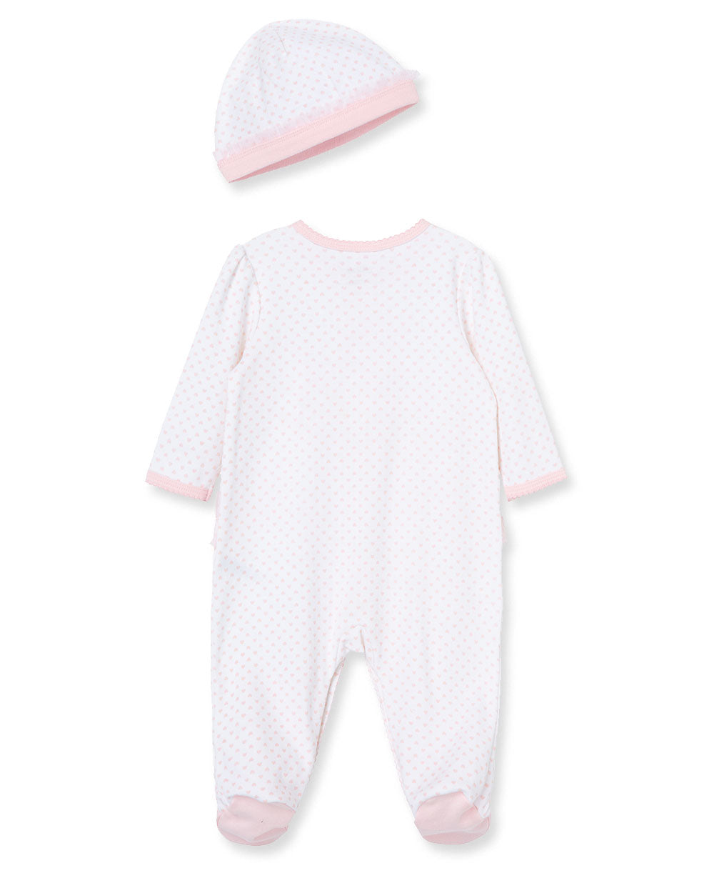 Prima Ballerina Footed One-Piece And Hat