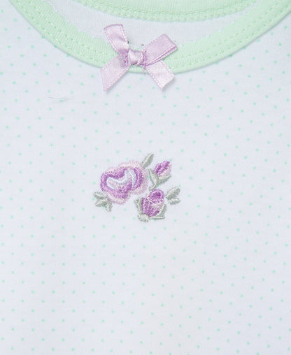 Petite Rose Sleeper Gown And Hat