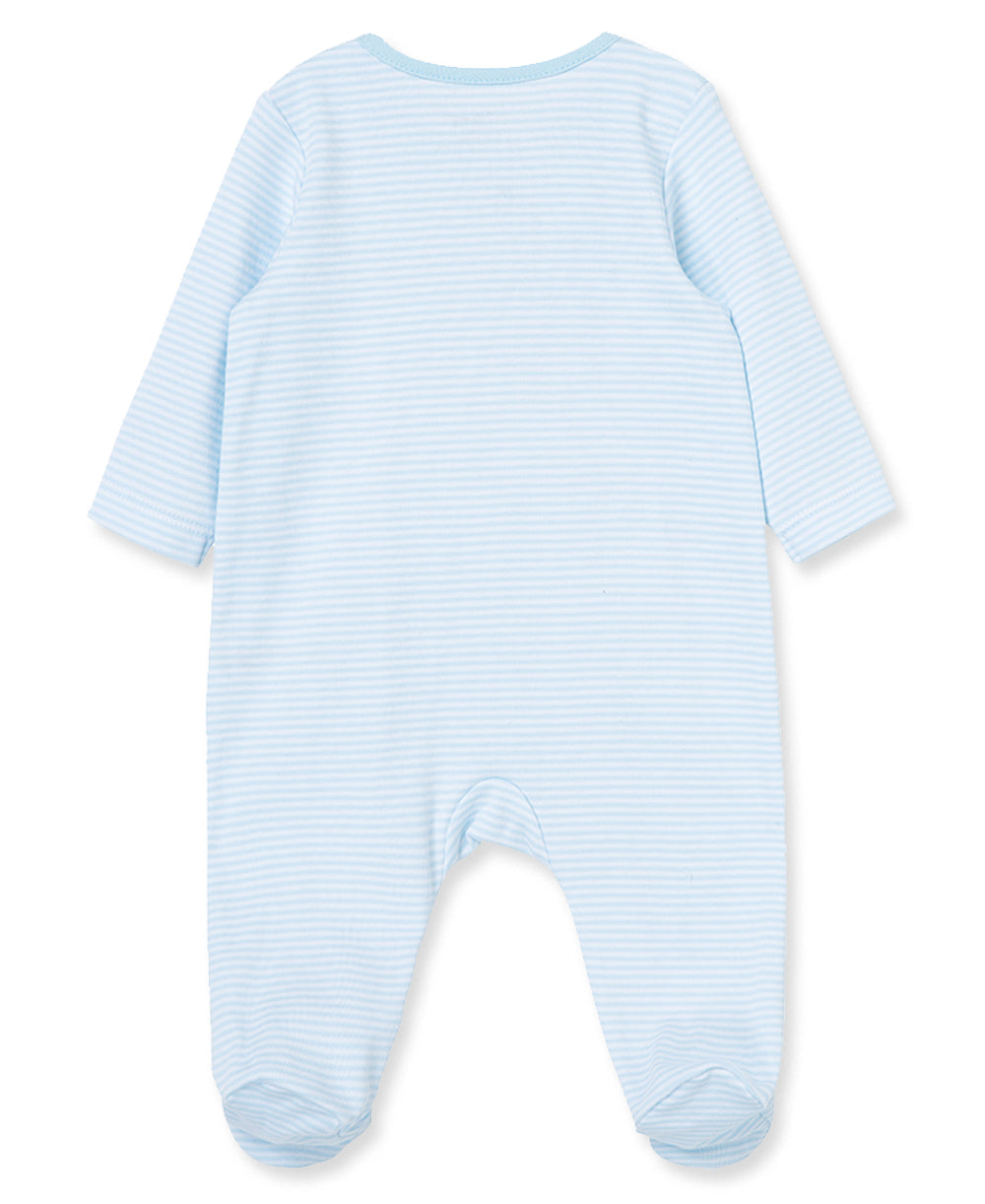 Thank Heaven for Little Boys Footed One-Piece (Hat not included)