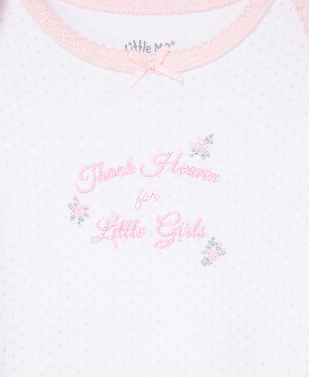 Thank Heaven For Little Girls Sleeper Gown and Hat