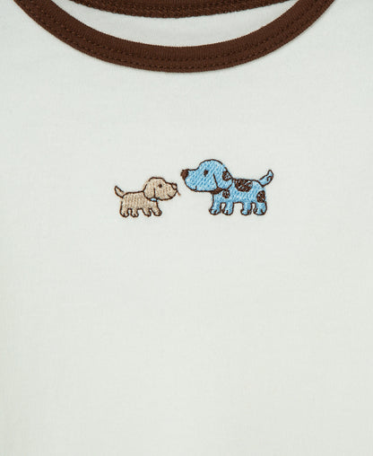 Cute Puppies Sleeper Gown And Hat