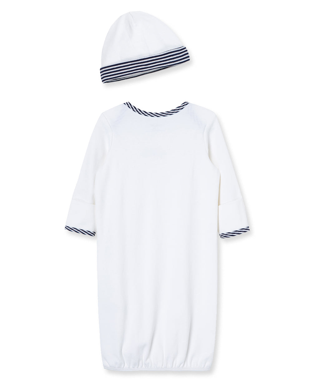 Sailboats Sleeper Gown And Hat