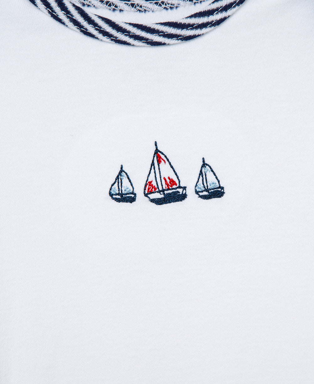 Sailboats Sleeper Gown And Hat