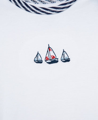 Sailboats Sleeper Gown And Hat