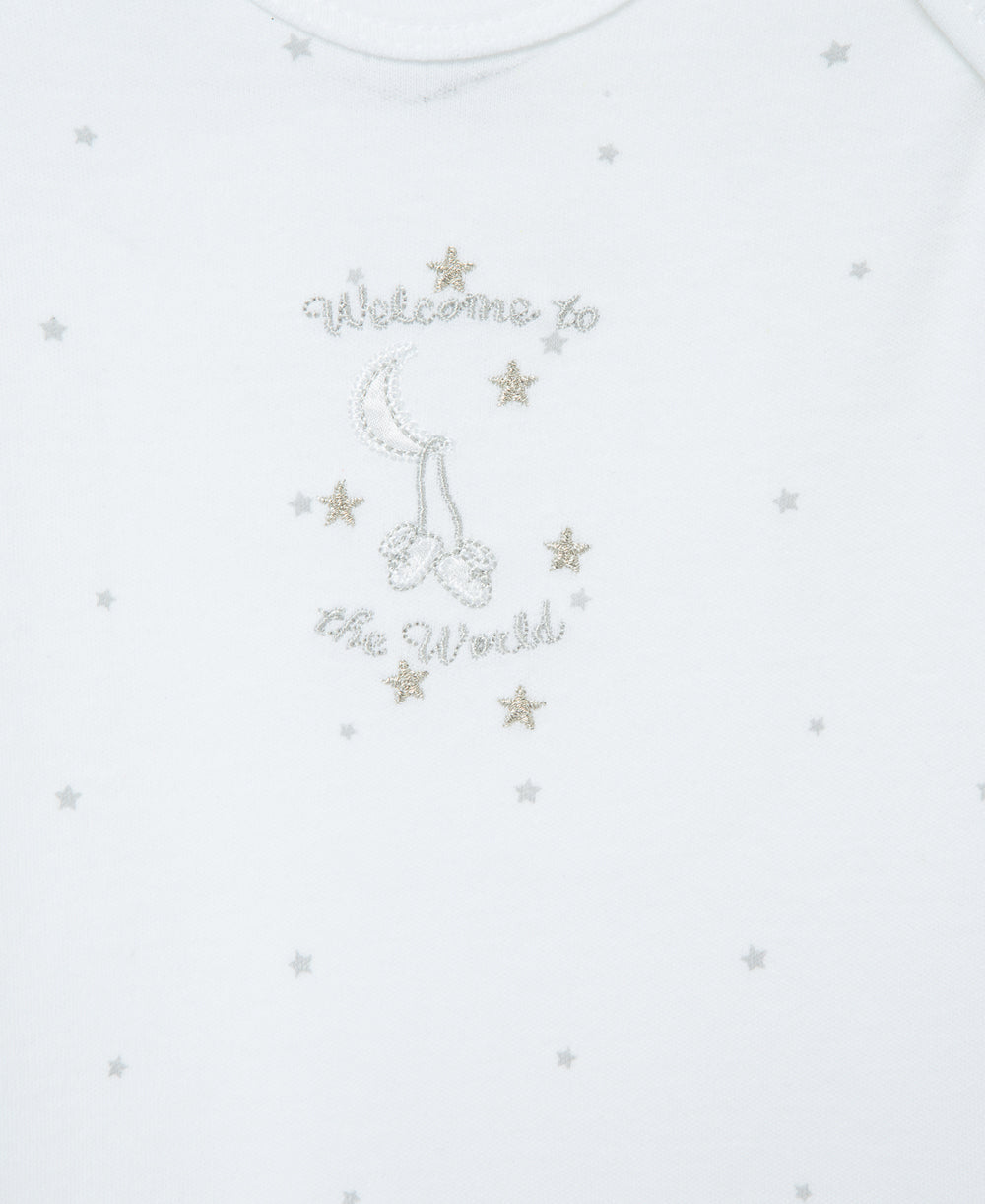 Welcome To The World Sleeper Gown and Hat