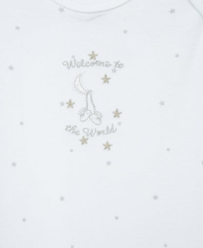 Welcome To The World Sleeper Gown and Hat