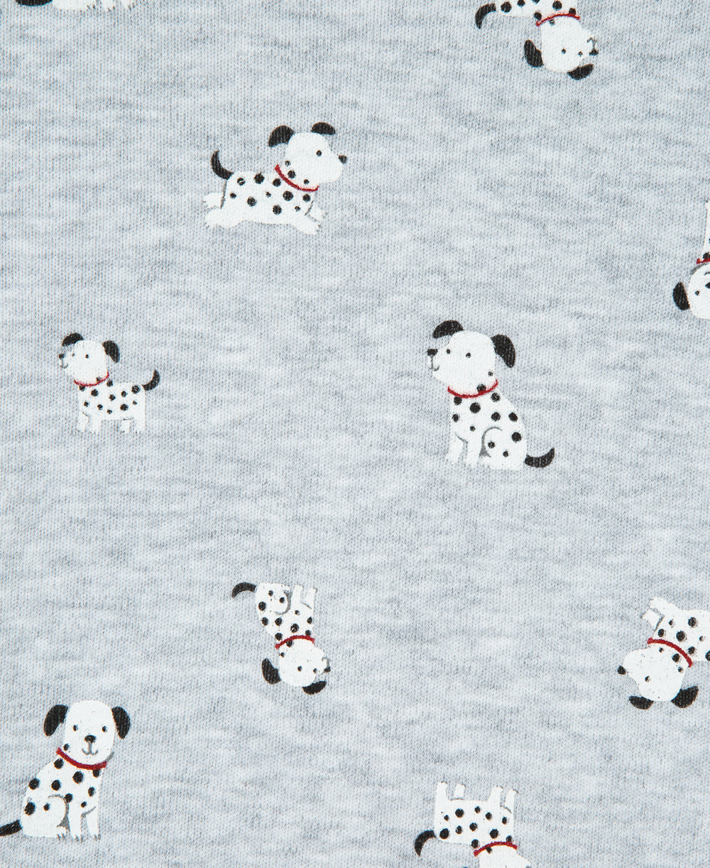 Dalmatian Footed One-Piece and Hat