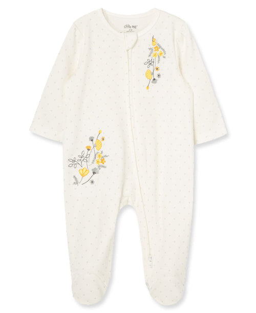 Primrose 2-Way-Zip Footed One-Piece