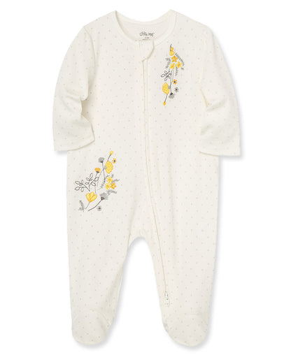 Primrose 2-Way-Zip Footed One-Piece