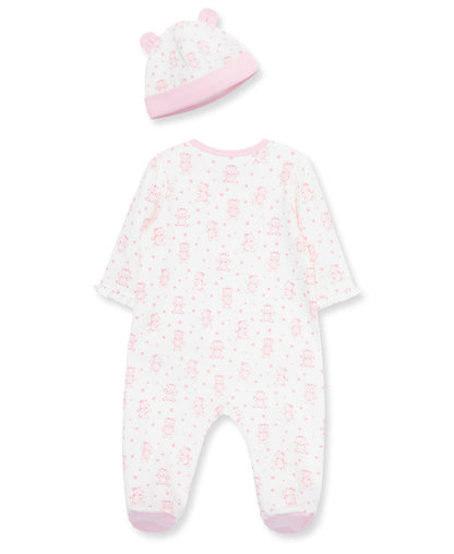 Joyful Bear 2-Way-Zip Footie & Hat