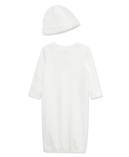 Gentle Bear Sleeper Gown and Hat