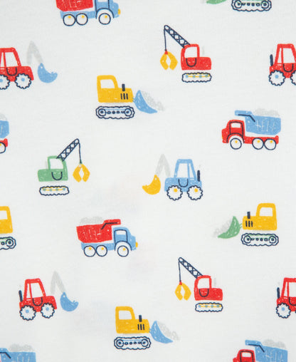 Trucks Zipper Footed One-Piece and Hat