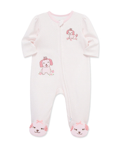 Lovely Pups 2-Way-Zip Footed One-Piece