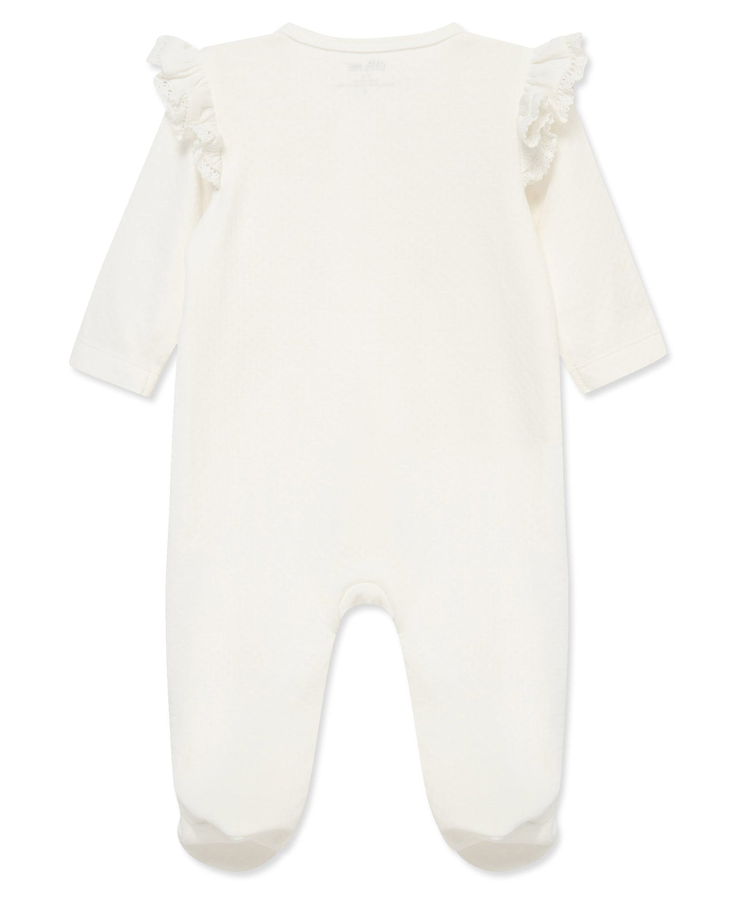 Floral 2-Way-Zip Footed One-Piece