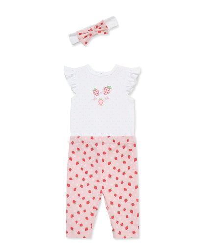 Strawberry Bodysuit & Pant Set