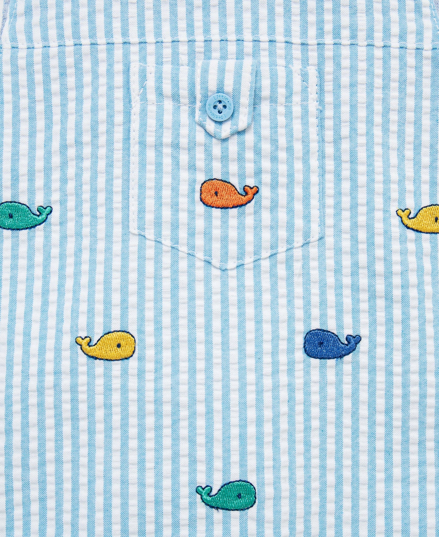 Whales Woven Sunsuit & Hat